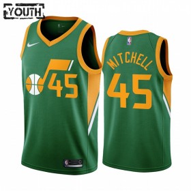 NBA Utah Jazz Trikot Donovan Mitchell 45 2020-21 Earned Edition Swingman - Kinder